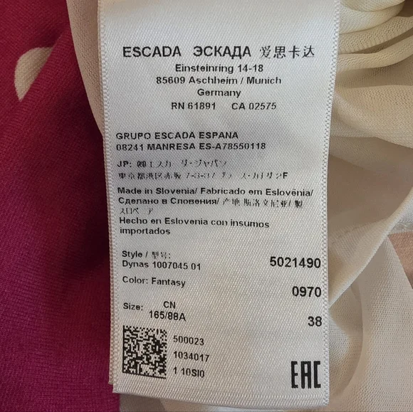 Escada Heart Dress- 8 - Picture 12 of 15